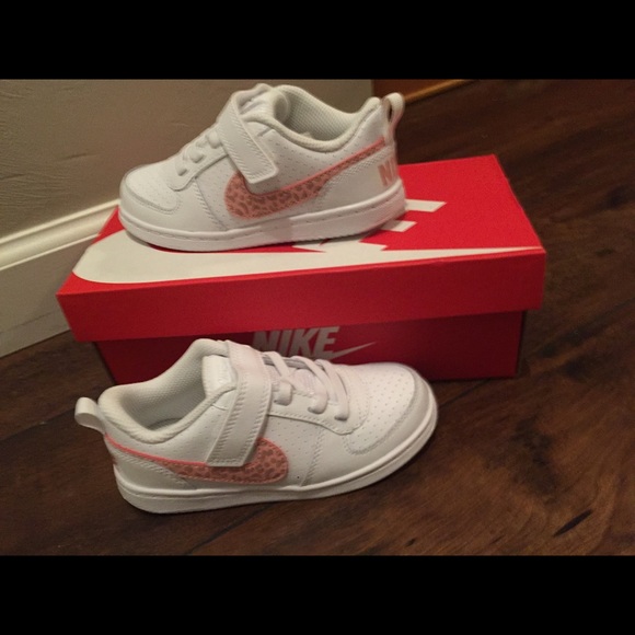 pink and white nikes